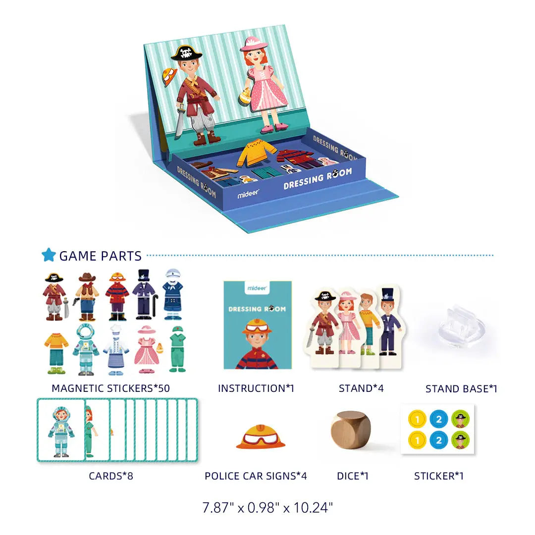 Magnetic Playset: Dressing Room