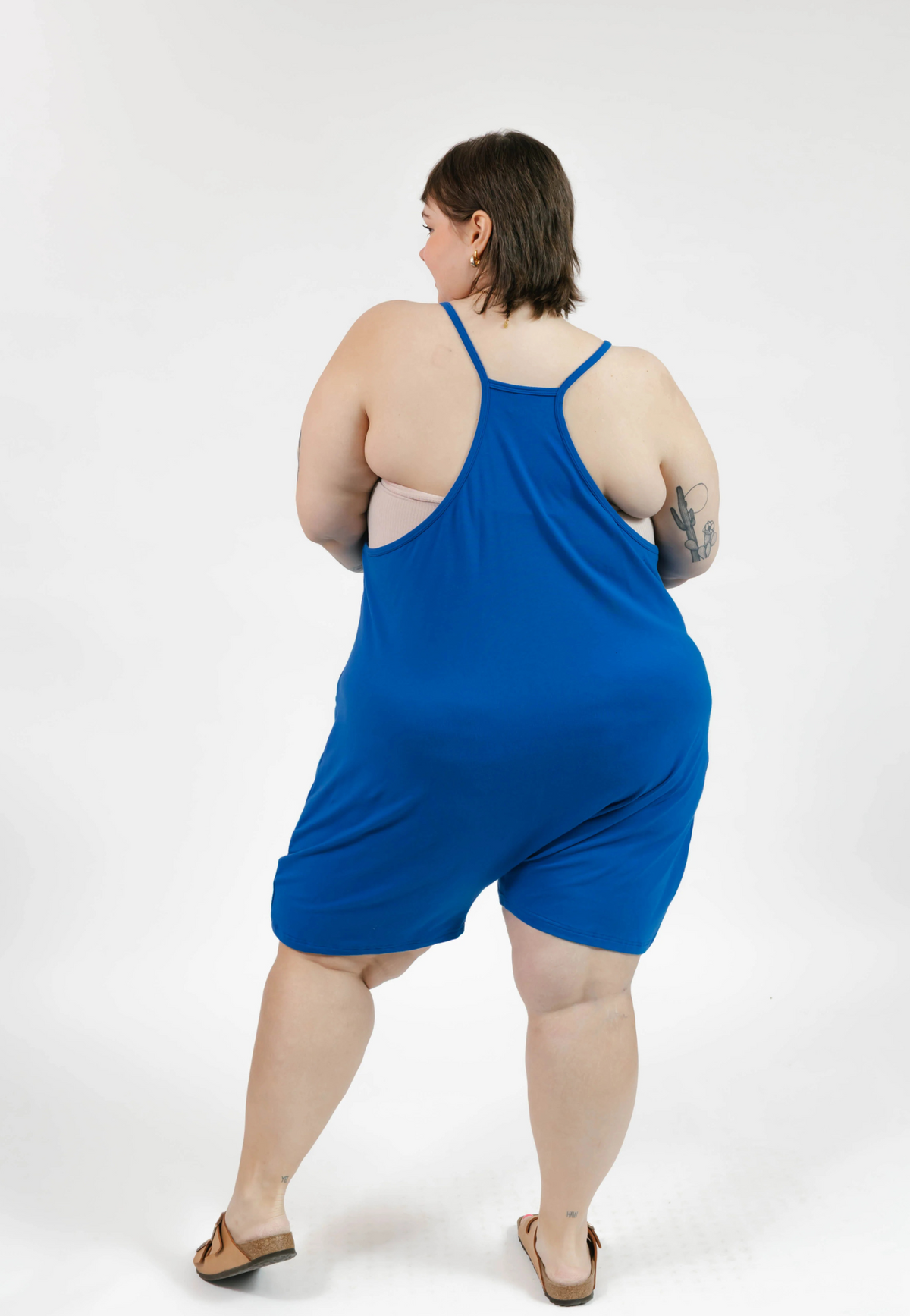 Abigael Shorty Nautical Blue Romper