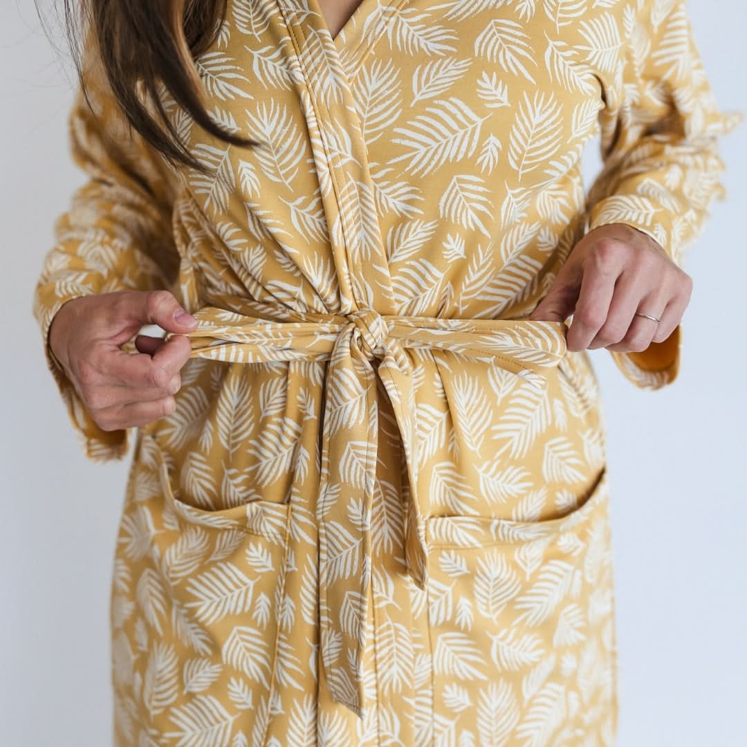 Robe en bambou pour femme | Feuilles de palmier