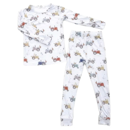Bamboo Pajamas - Kids - Tractors