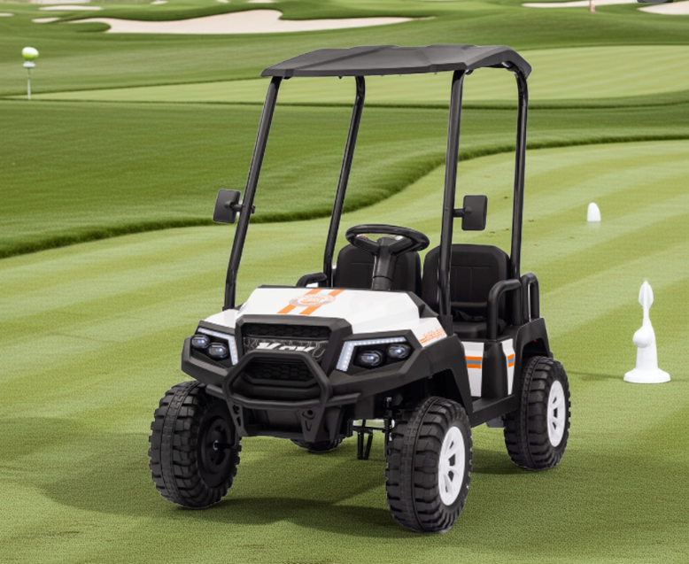Voiturette de golf 4 places 24V 4X4 pour enfants avec télécommande 2026