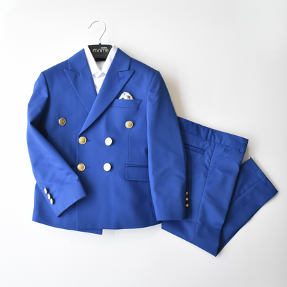 Costume garçon à boutons dorés