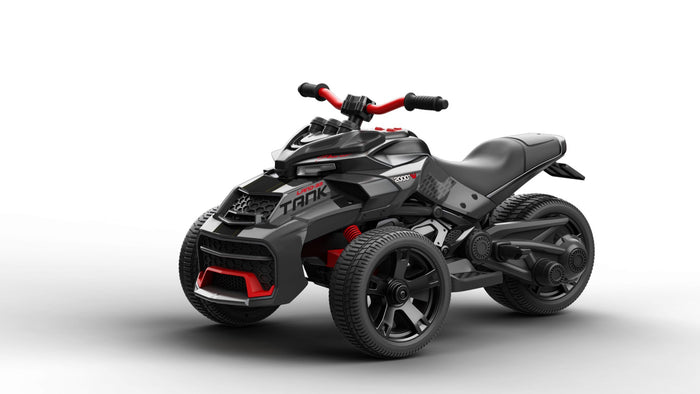 2026 Moto électrique 2 places 24V 3 roues SPIDER pour enfants de 3 à 7 ans avec télécommande