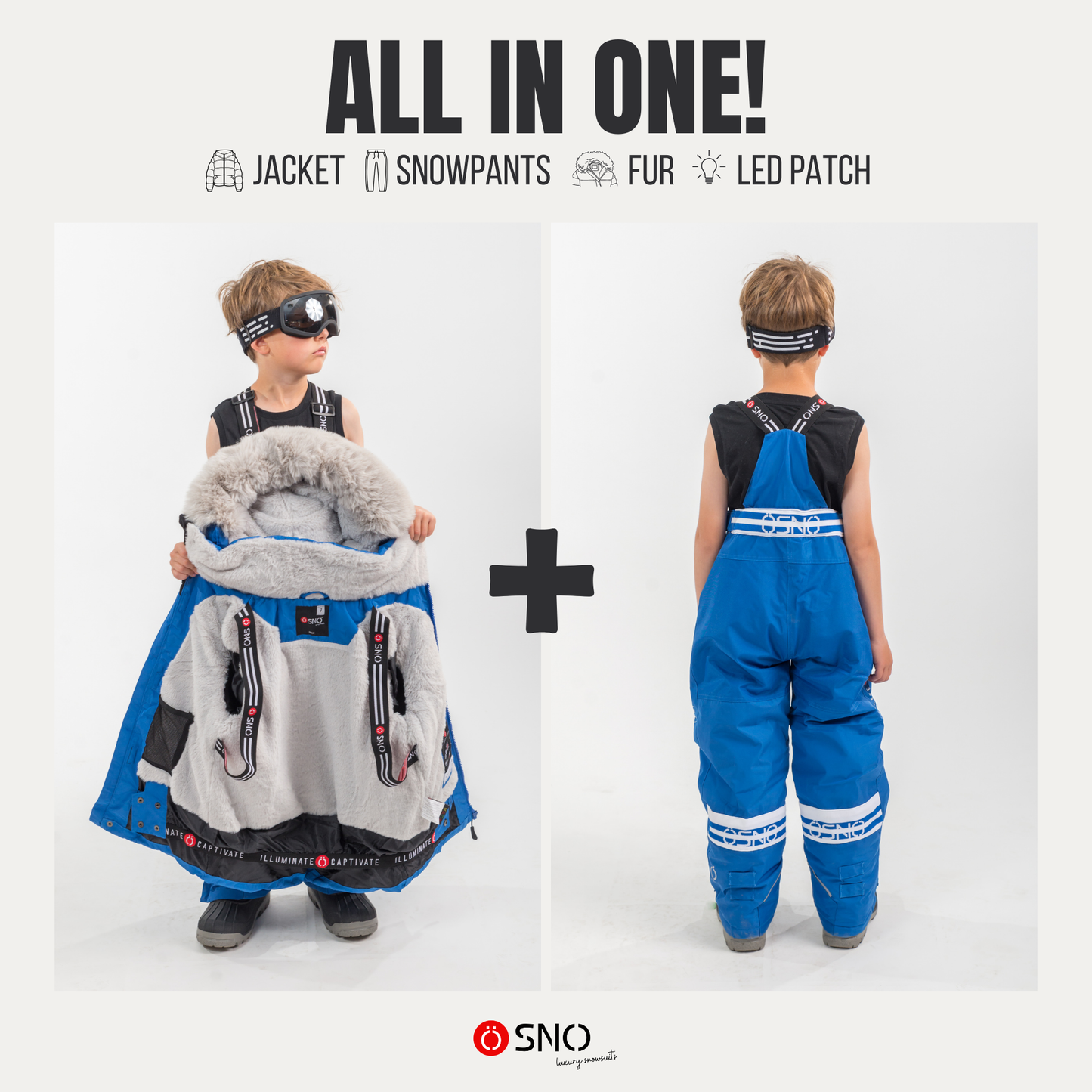 Liam Luxury Snowsuit - Ski Jacket and Pants