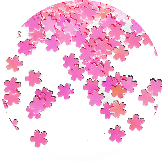 Paillettes fleurs de cerisier roses