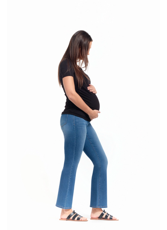Tobias 30-Inch Slim-Boot Maternity Jeans