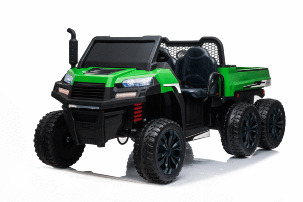 TRACTEUR 6 ROUES 2026 24V 2 PLACES POUR ENFANTS AVEC TÉLÉCOMMANDE