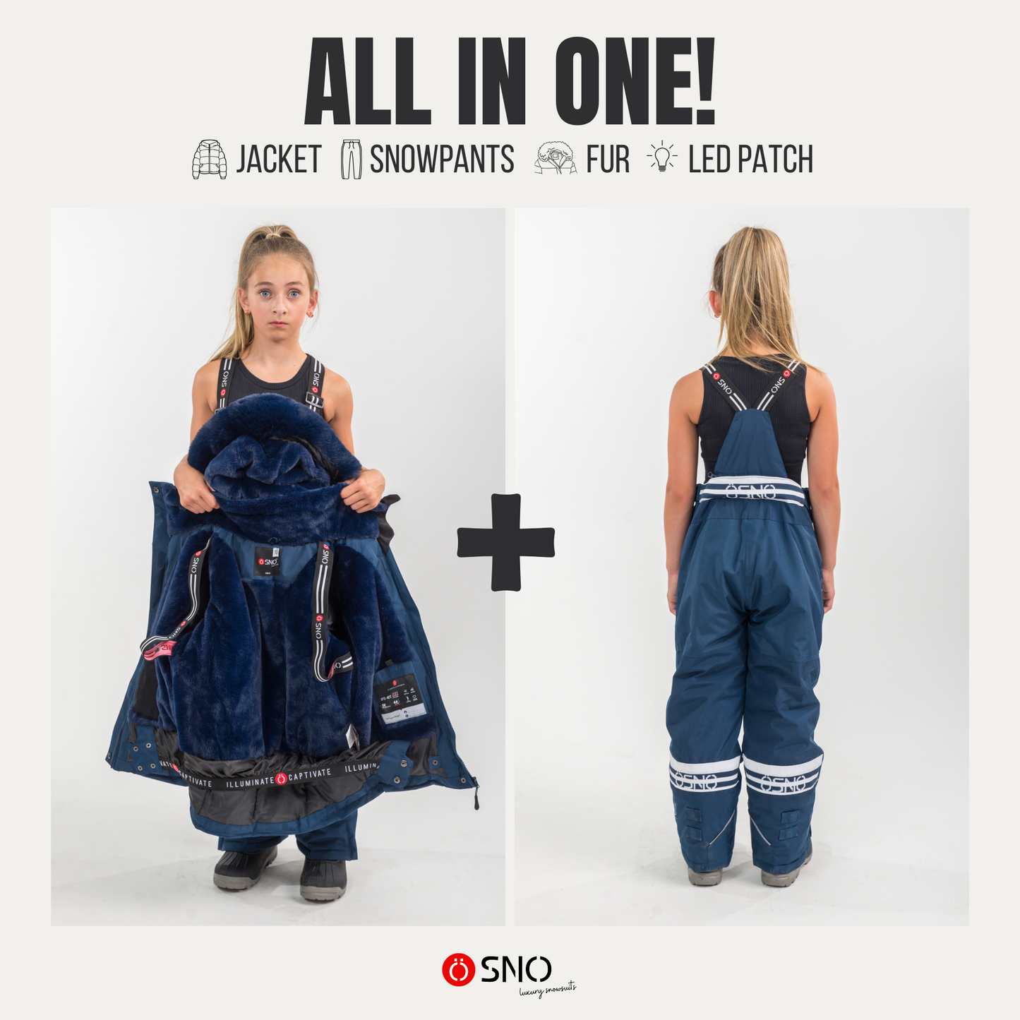 Karina Luxury Snowsuit - OSNO Ski Jacket and Pants