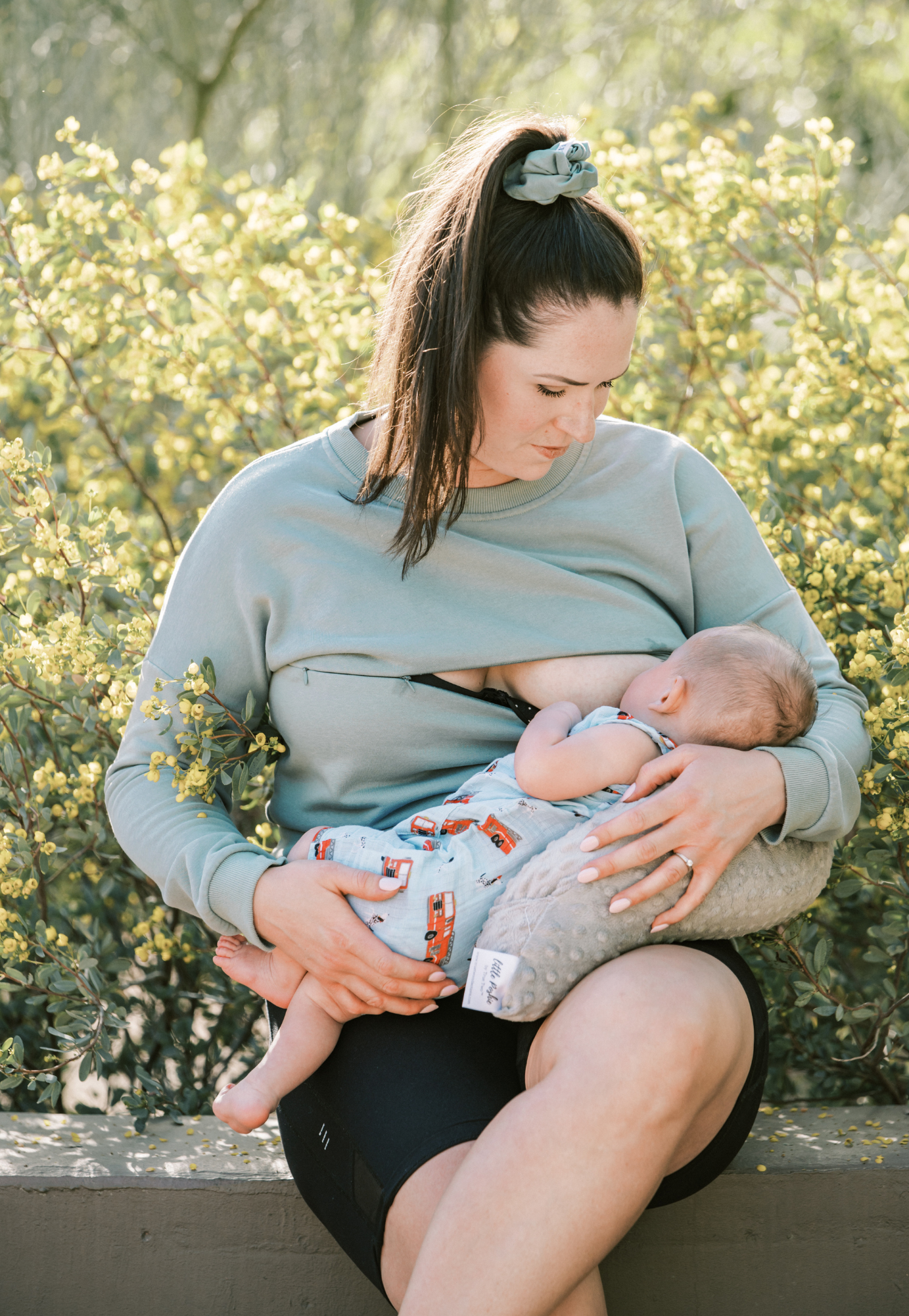 Jo Jo Zipper Nursing Jumper
