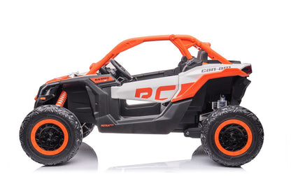 2026 2X24V CAN AM MAVERICK 4X4 2 Seater DELUXE Kids Ride On Car with Remote Control
