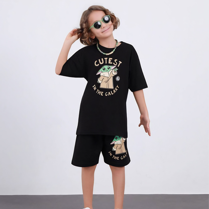 Ensemble short garçon Space Bros