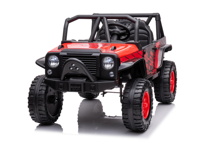 Voiture électrique pour enfants 2 places style Jeep RAIDER 24V avec télécommande et roues arrière motrices 2026