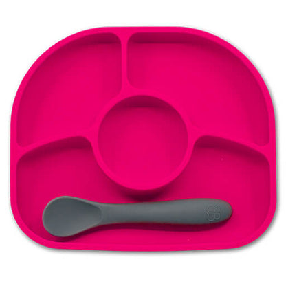 Yümi: Silicone Plate & Spoon Set || Yümi: Ensemble d'assiette et de cuillère en silicone