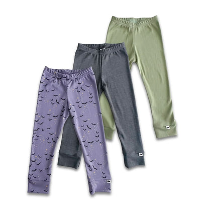 Leggings en bambou pour enfants | Chauves-souris crépusculaires