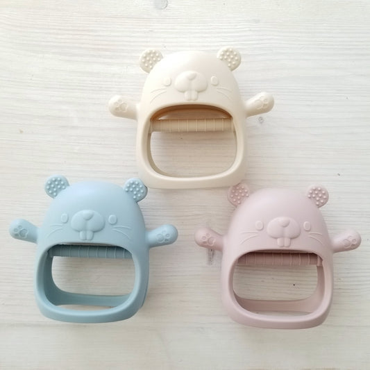 Beaver Teething Mitten