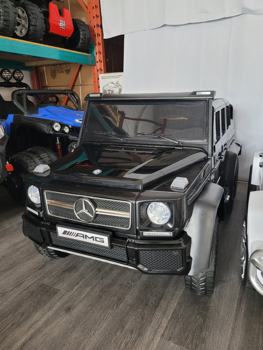 Mercedes Benz G Wagon G63 6x6 24V 2 places pour enfants avec télécommande, modèle 2026