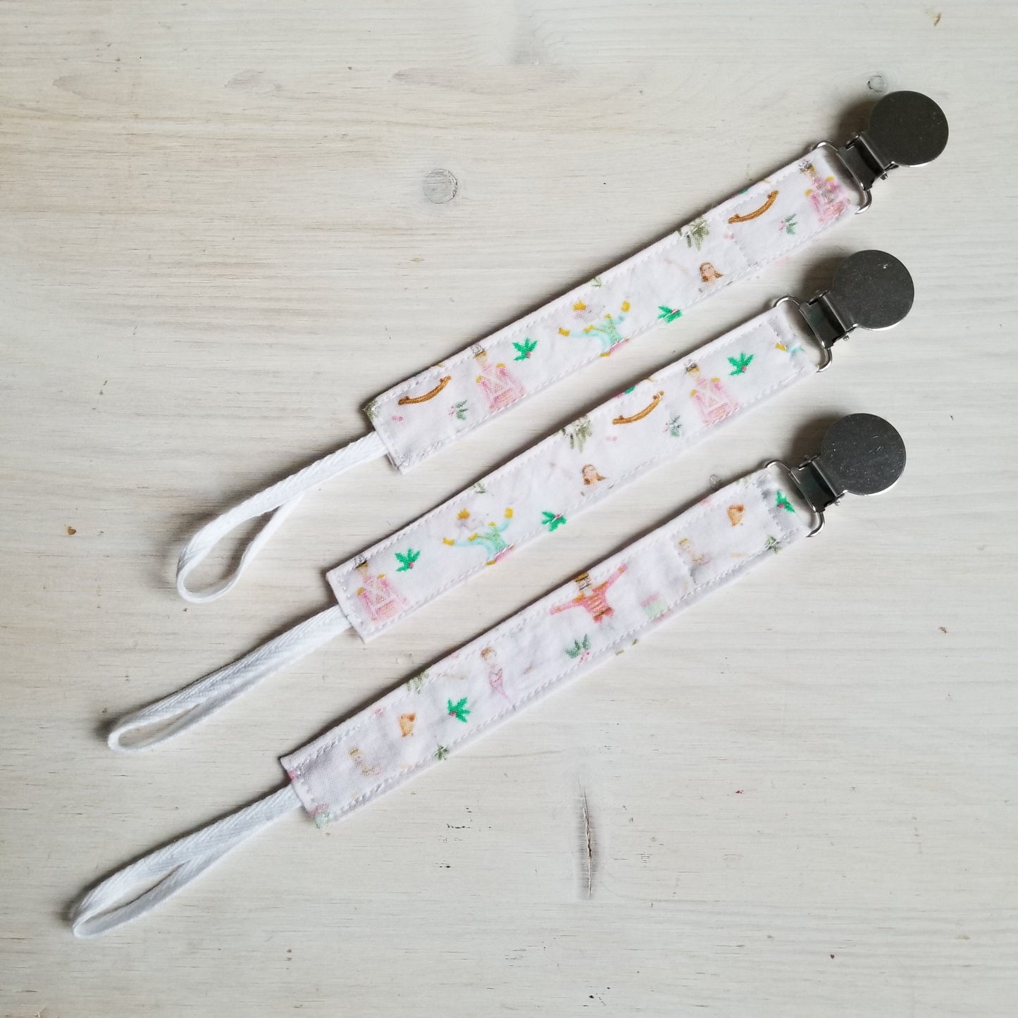 Attache-suce tissu - clip Inox - Noël - Casse-Noisette