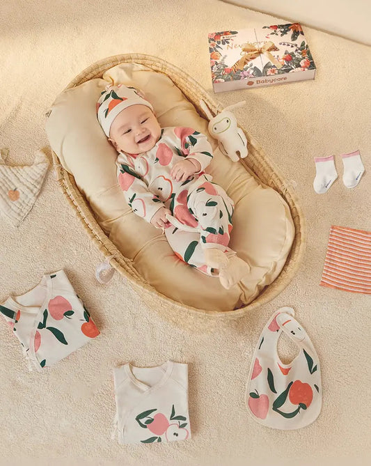 Newborn Rompers Gift Box 10 pcs - Apple (0m+)