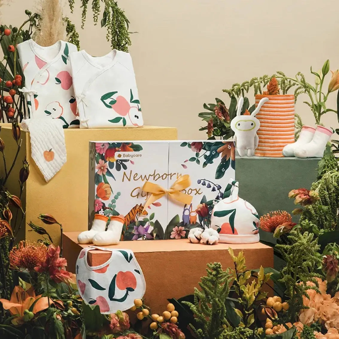 Newborn Rompers Gift Box 10 pcs - Pear (0m+)