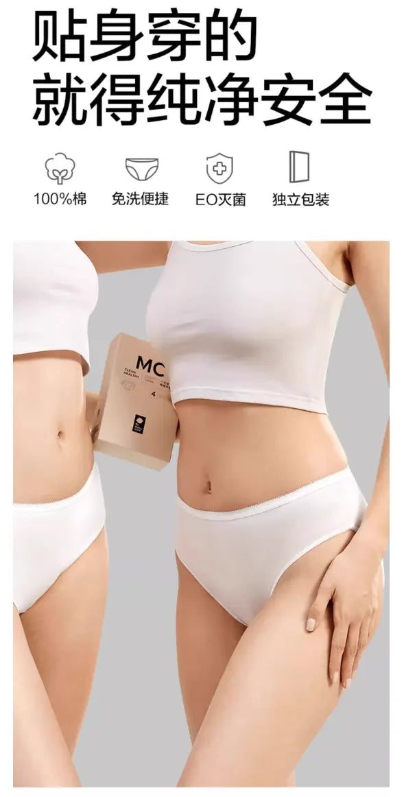 Cotton Disposable Underwear (Old and New Versions sent at random)