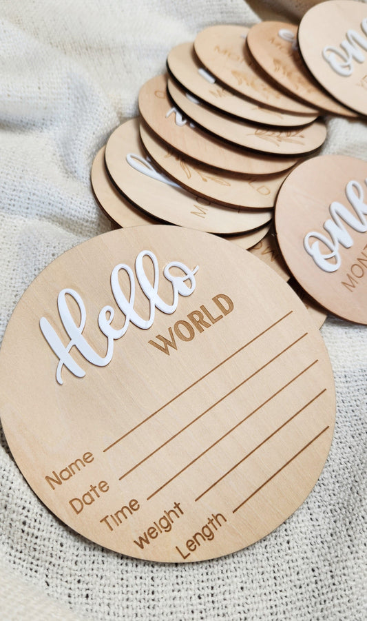 Annonce "Hello World" et Ensemble de disques Jalons