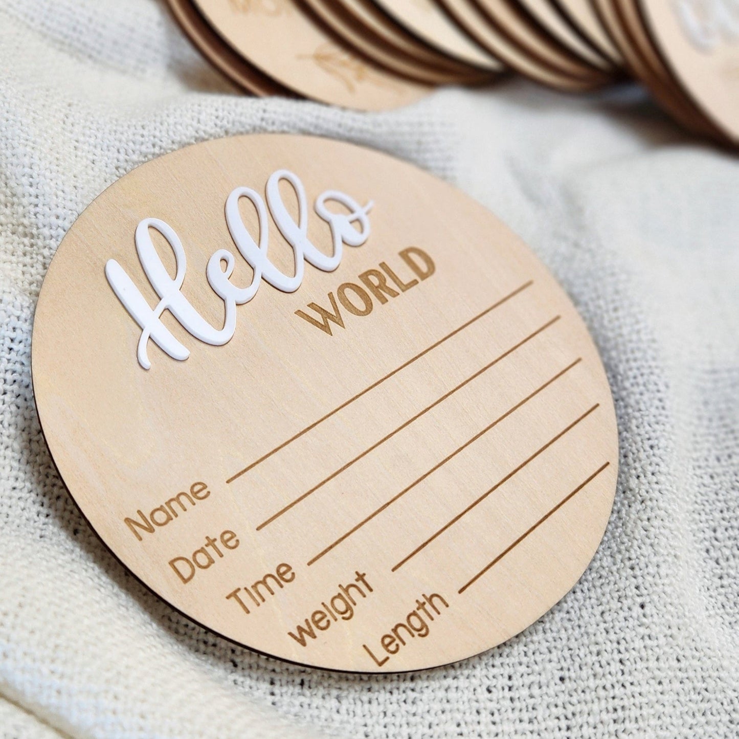 Annonce "Hello World" et Ensemble de disques Jalons