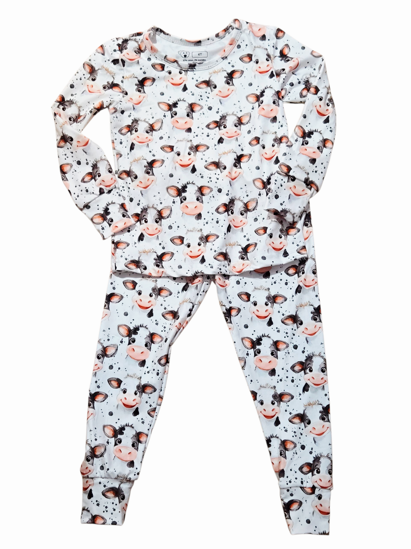 Pyjama 2 pièces vache