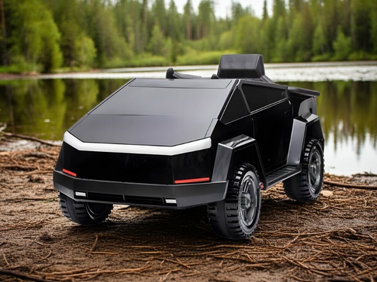 Voiture électrique 12 V pour enfants Tesla Cybertruck style 2026 avec télécommande