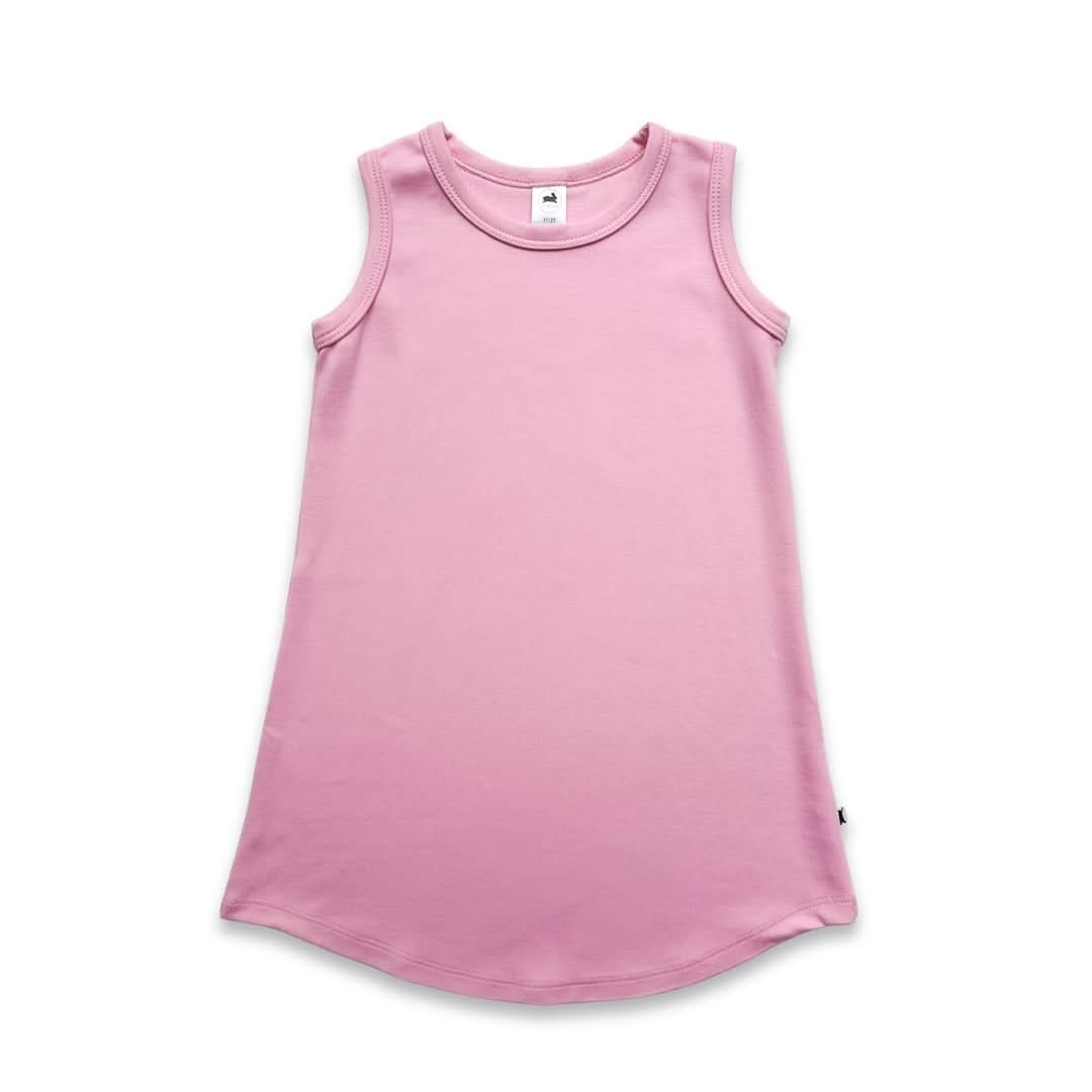 Kids' Bamboo Tank Shift Dress | Taffy Pink