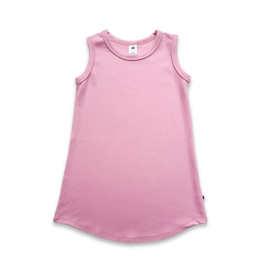 Kids' Bamboo Tank Shift Dress | Taffy Pink