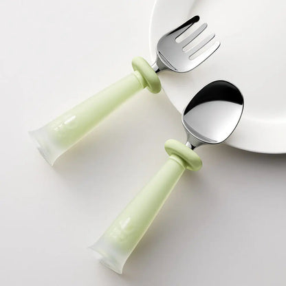 Stainless Steel Spoon & Fork Set 2pcs