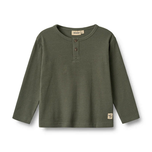 Long Sleeve Morris T | Winter Forest | Wheat Kids