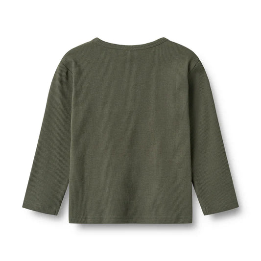 Long Sleeve Morris T | Winter Forest | Wheat Kids