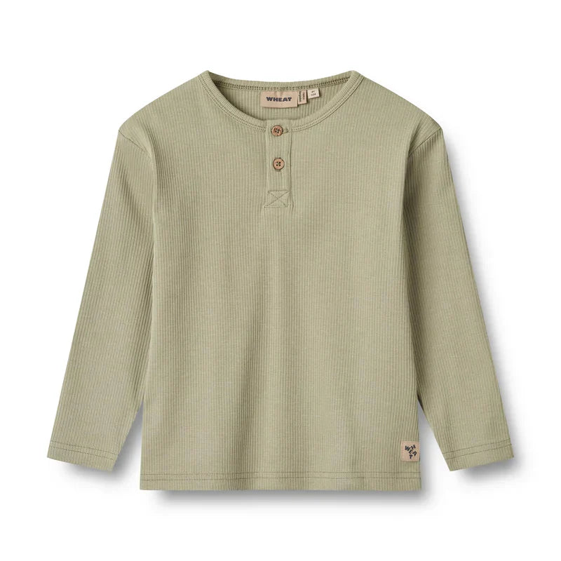T-shirt Morris | Thé vert | Blé Enfants