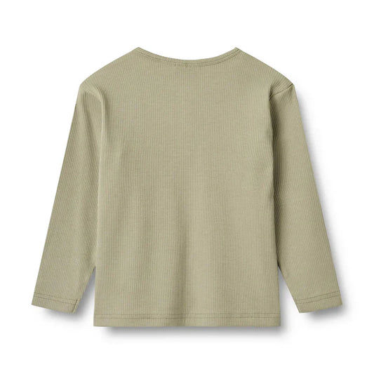 Morris T-Shirt | Green Tea | Wheat Kids
