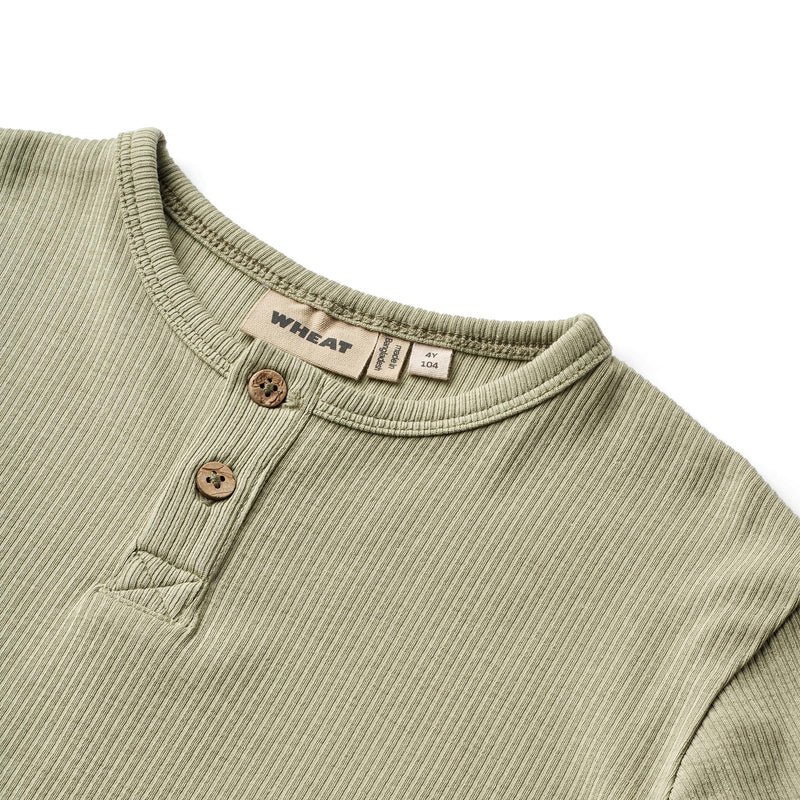 T-shirt Morris | Thé vert | Blé Enfants