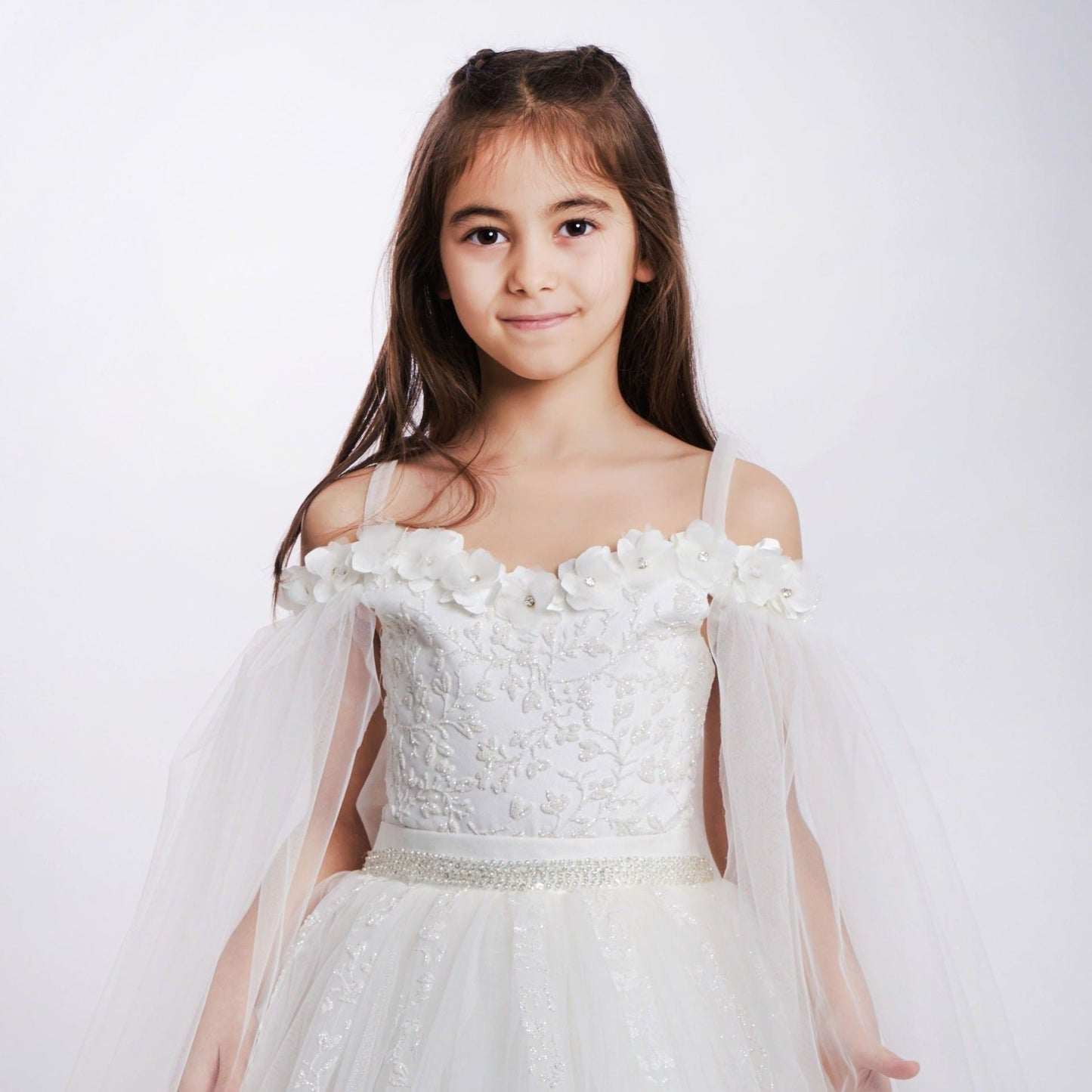 Robe de cérémonie fille "Jardin Gracieux"