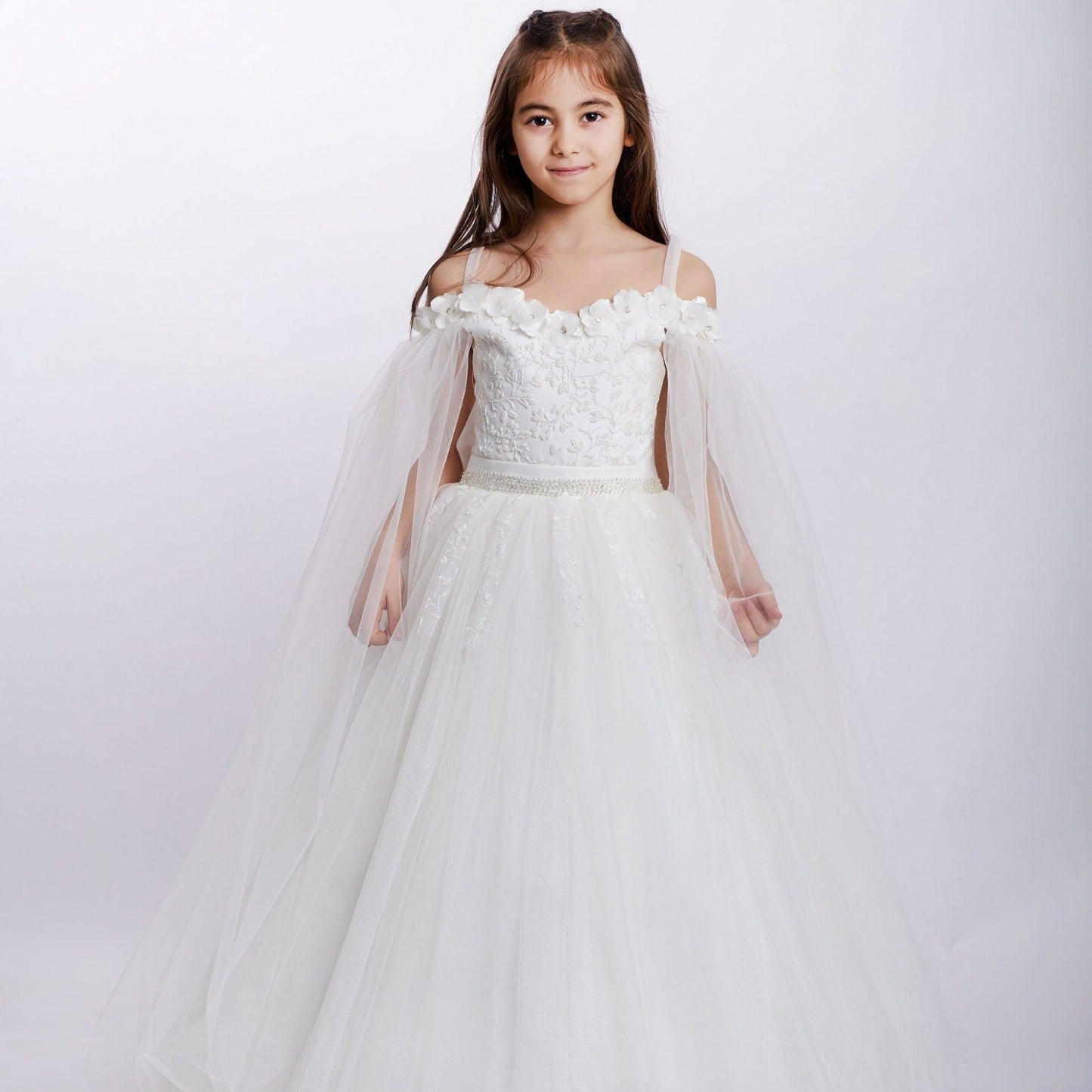 Robe de cérémonie fille "Jardin Gracieux"