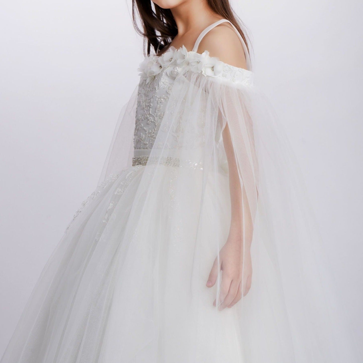 Robe de cérémonie fille "Jardin Gracieux"