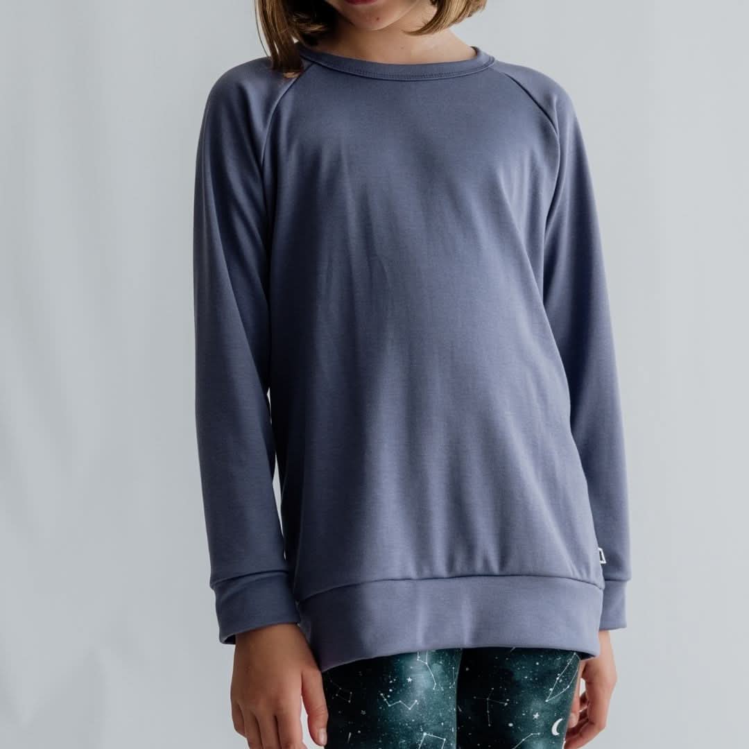 Youth Bamboo Raglan Pullover | Juniper