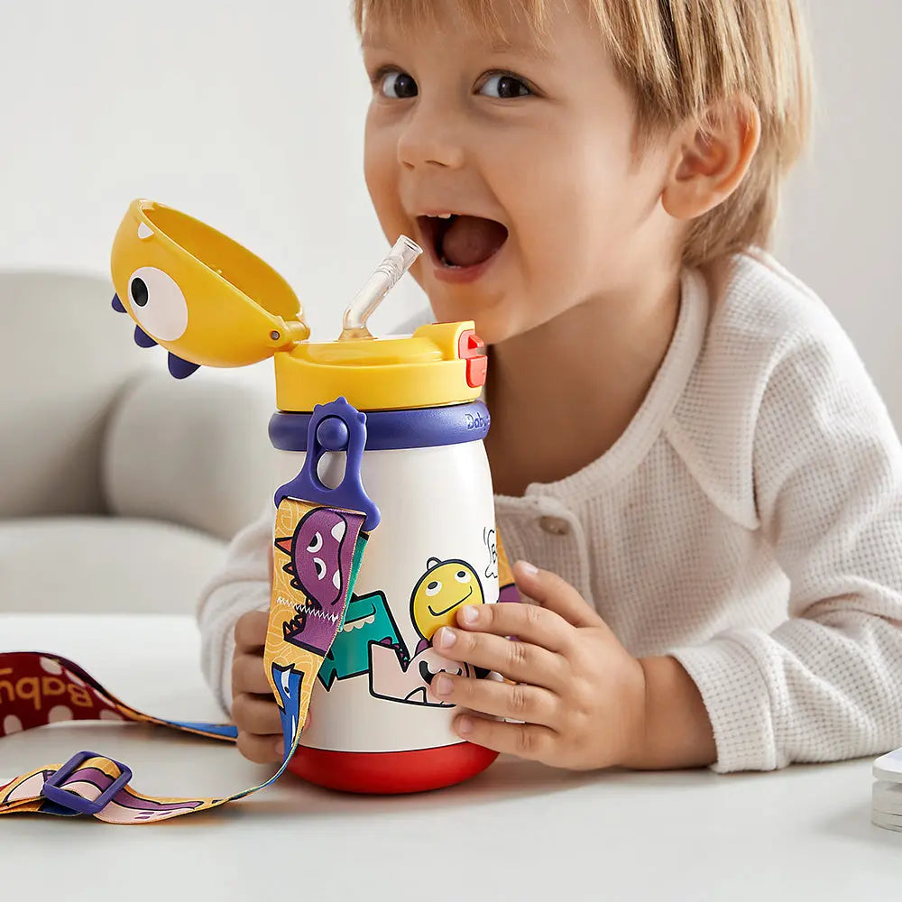 Dino Thermo Straw Sippy Cup 300ml