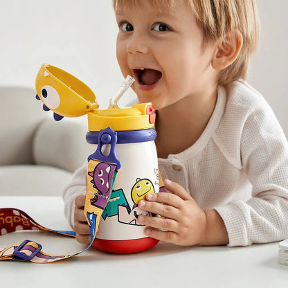 Dino Thermo Straw Sippy Cup 300ml