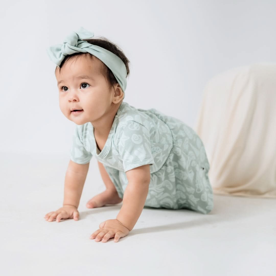 Robe Daphné en bambou pour bébé/enfant | Fête des flamants roses