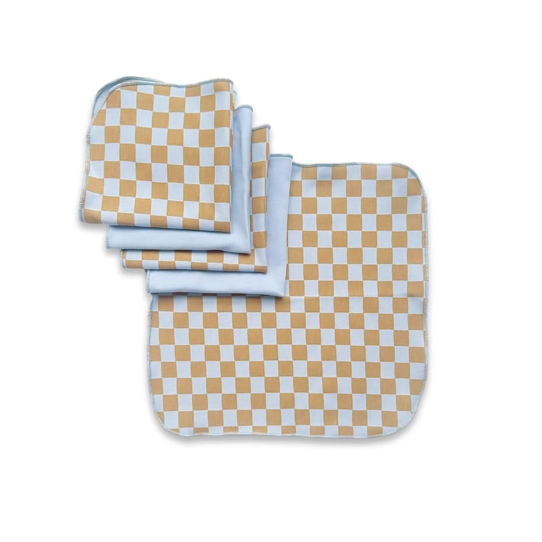 Bamboo Baby Washcloths (Pack Of 5) | Berry Stripe