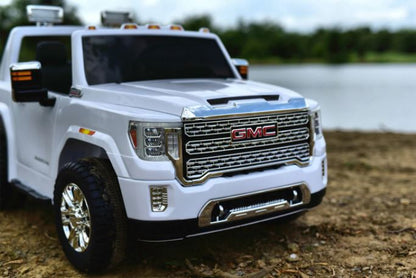 2026 UPGRADED GMC Sierra 24V 2 Seater Kids Ride On Car With Remote Control