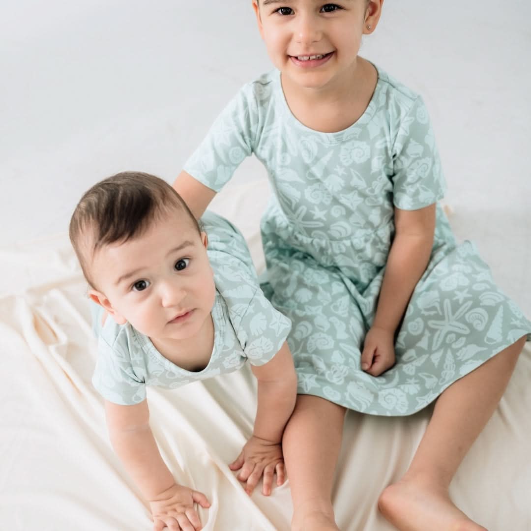 Baby/Kids' Bamboo Daphne Dress | Saltwater Floral
