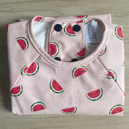 Bavette imperméable à manches longues - Melon d'eau