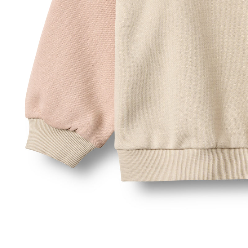 Sweat-shirt brodé Elliot | Blanc cassé | Blé Enfant
