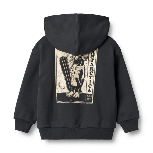Sweatshirt Zip Francis | Navy | Wheat Kids