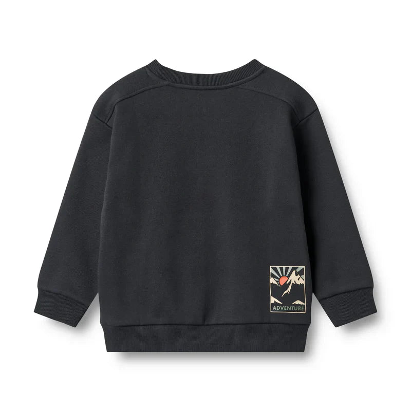 Sweatshirt Block Ellis | Navy | Wheat Kids